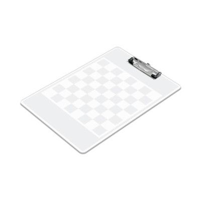 Clip Board Model – 415 Transparent - Breakable