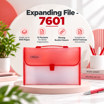 Expanding File - Transparent - 7601