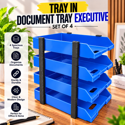 Document Tray - Executive (Set of 4 Tray)