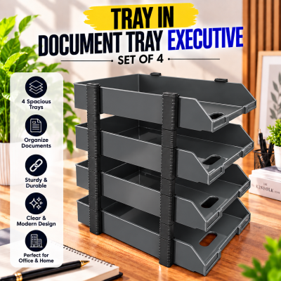Document Tray - Executive (Set of 4 Tray)