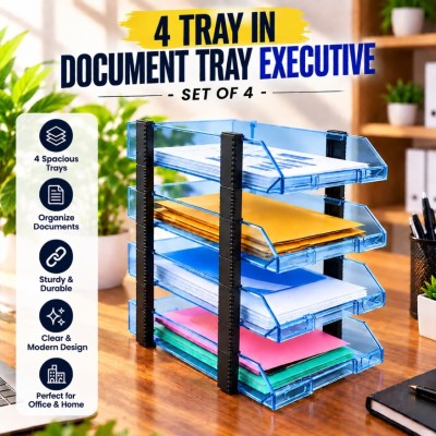Document Tray - Executive (Set of 4 Tray)