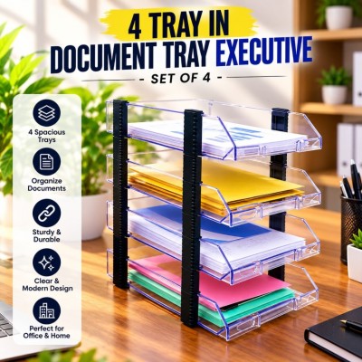 Document Tray - Executive (Set of 4 Tray)