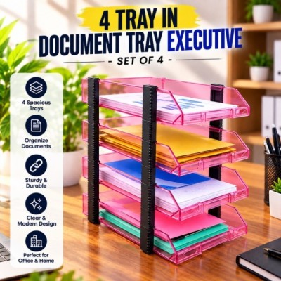 Document Tray - Executive (Set of 4 Tray)