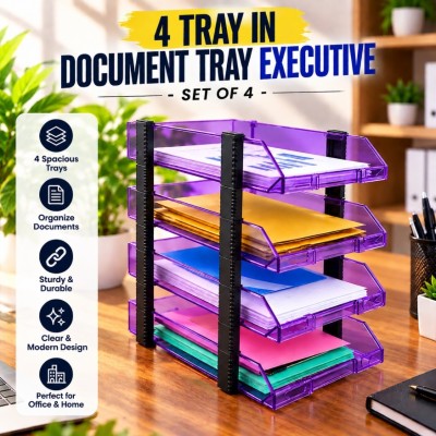 Document Tray - Executive (Set of 4 Tray)