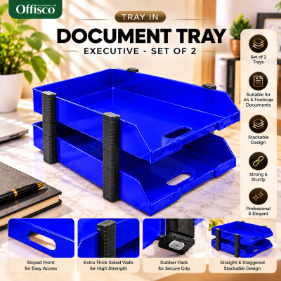 Document Tray - Executive (Set of 2 Tray)
