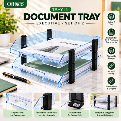 Document Tray - Executive (Set of 2 Tray)