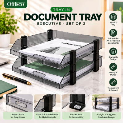 Document Tray - Executive (Set of 2 Tray)