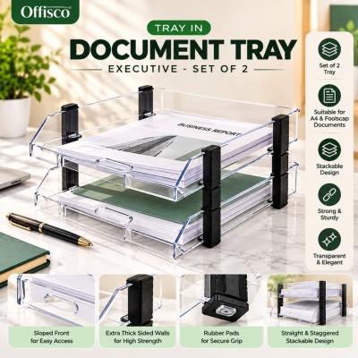 Document Tray - Executive (Set of 2 Tray)