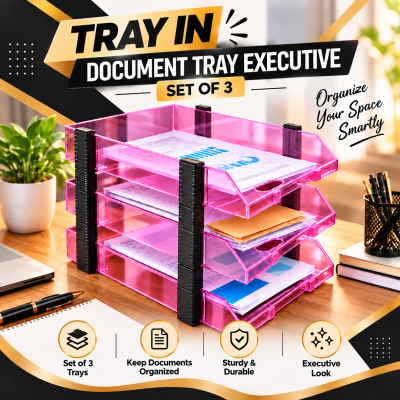 Document Tray - Executive (Set of 3 Tray)