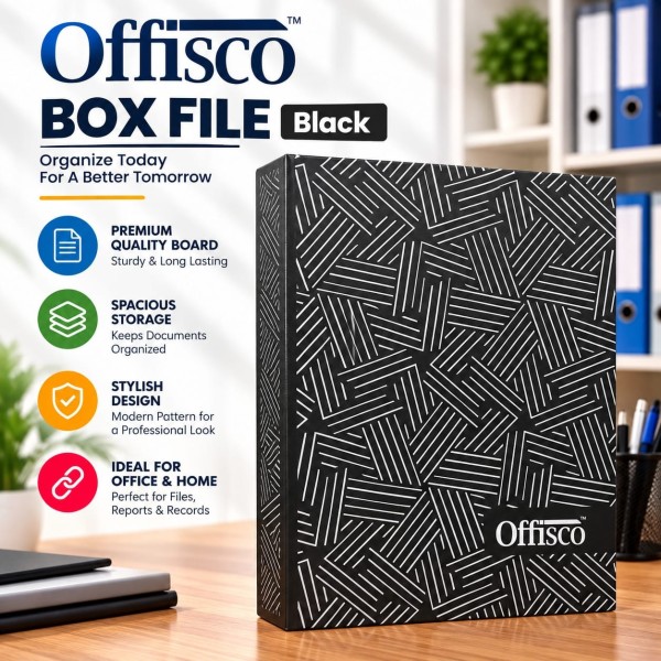 Offisco Box File - Black