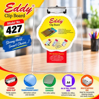 Clip Board - 427 Transparent - Semi Breakable
