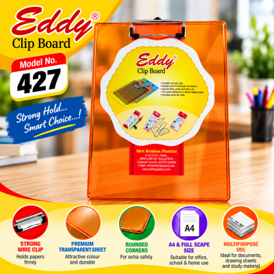 Clip Board - 427 Assorted - Semi Breakable
